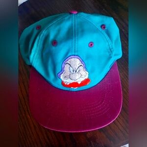 Vintage Disney Grumpy Hat Snow White Movie Promo Youth Seven Dwarfs EUC